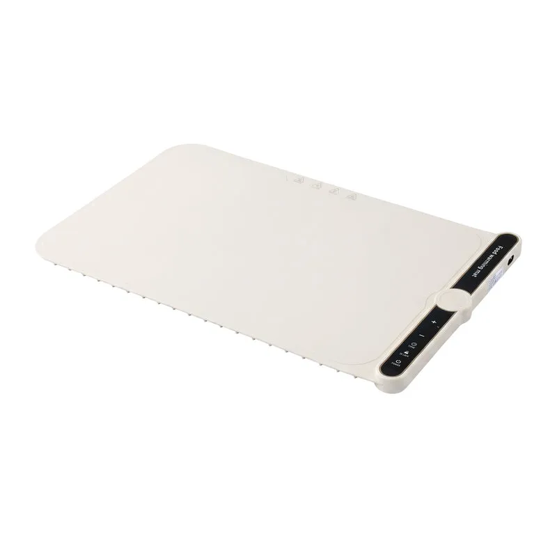 Devanti Food Warming Mat 60 x 38cm Electric Food Warmer With Timer (White)