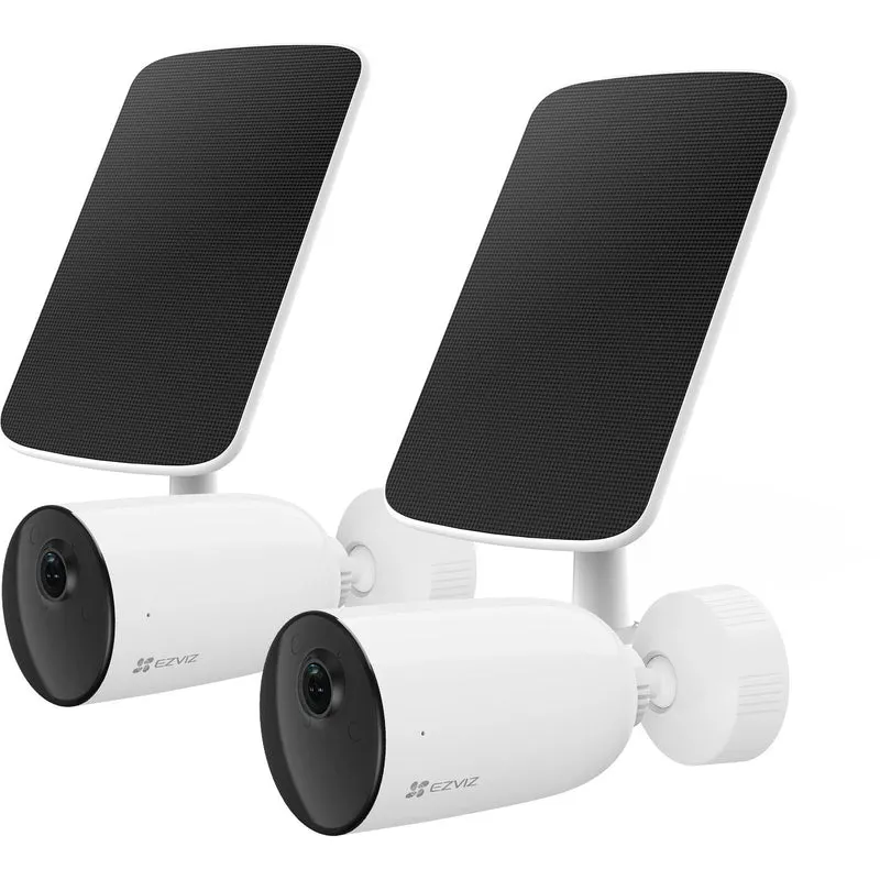 EZVIZ CB3 2K Security Camera with Solar Panels (2 Pack)