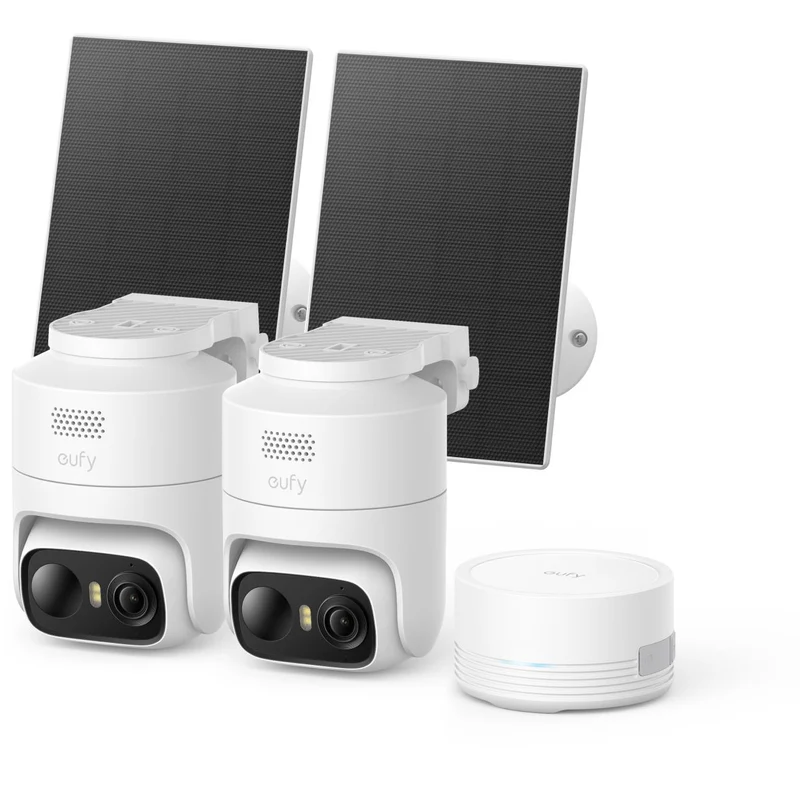 eufyCam C37 2K Pan-Tilt-Zoom Security System (2 Pack)