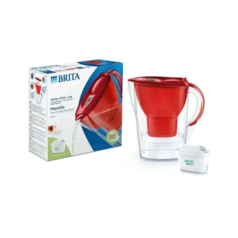 Brita Waterfilterkan Marella cool red+1 maxtra filter