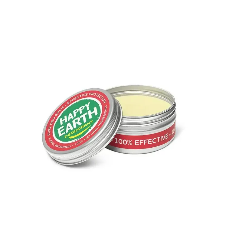 Happy Earth Pure deodorant balm floral patchouli 45 gram