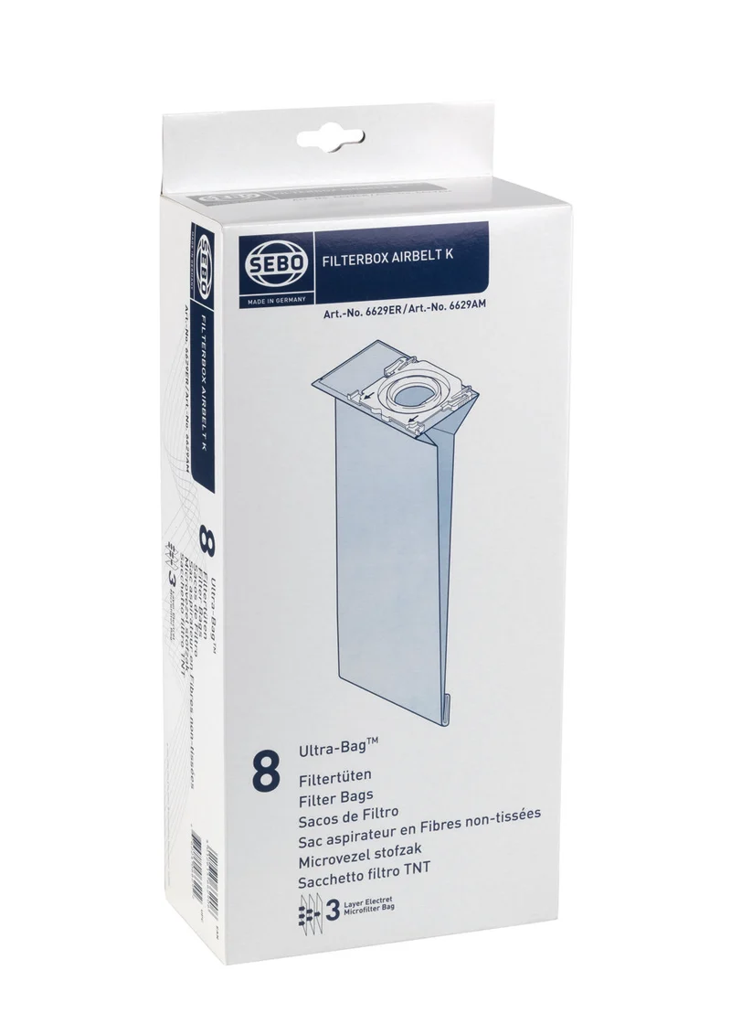 Sebo K3 Premium Vacuum Cleaner Bags 6629ER