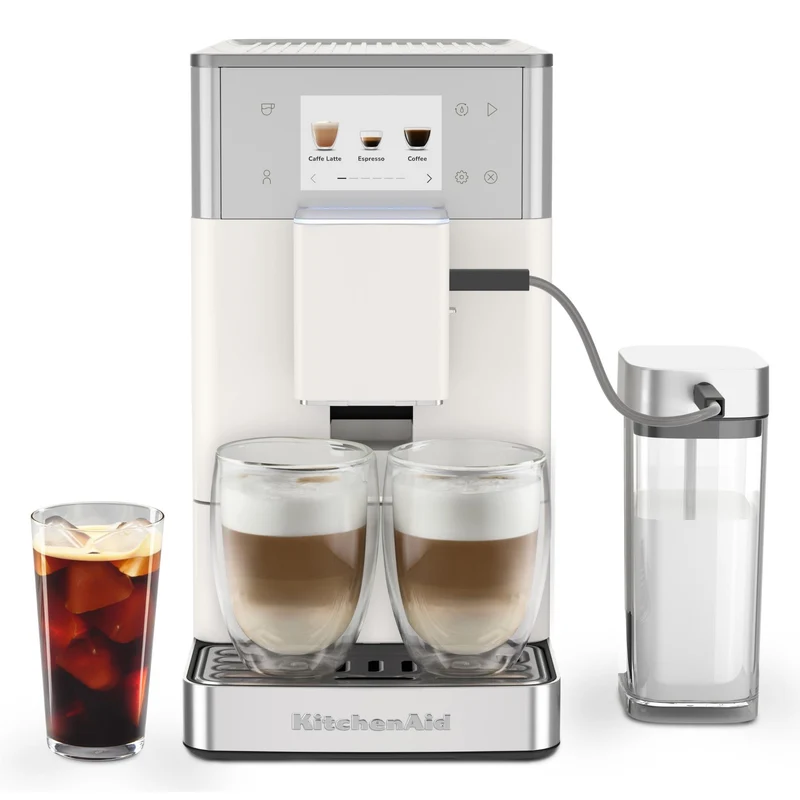 KitchenAid KF4 Compact Fully Automatic Esspresso Machine (Porcelain White)