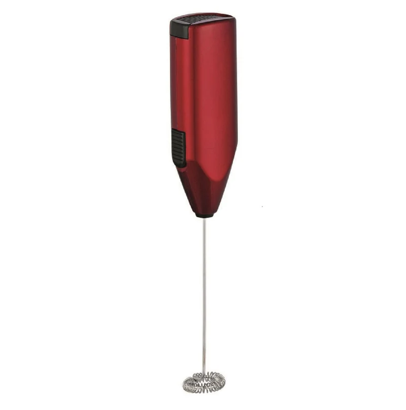Avanti Little Whipper Milk Frother With Stand | Milk Frother - Red