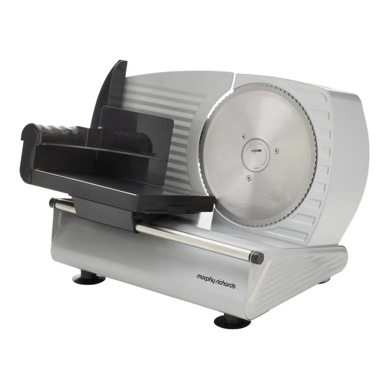 Morphy Richards 200W Electric Food Slicer 190mm Serrated Stainless Steel Blade