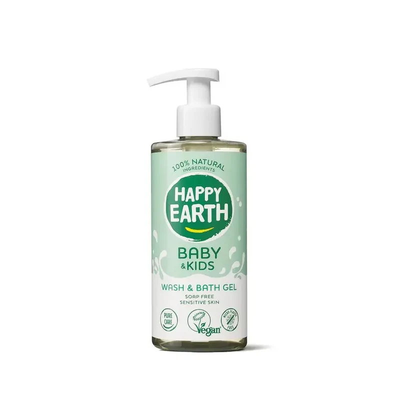 Happy Earth was & badgel zeepvr baby & kids 300 ml