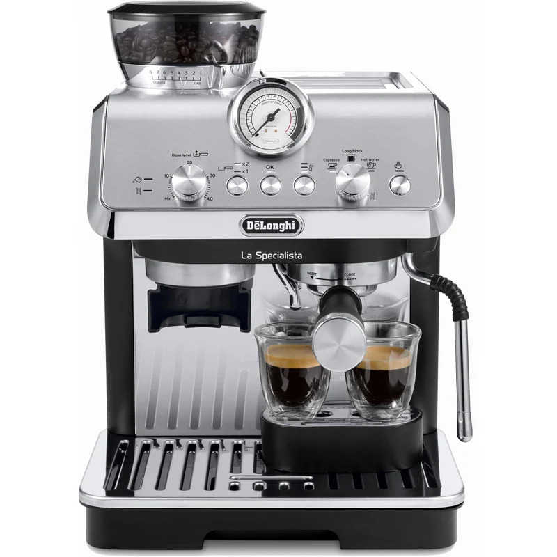 De'Longhi La Specialista Arte Manual Pump Coffee Machine (Black)