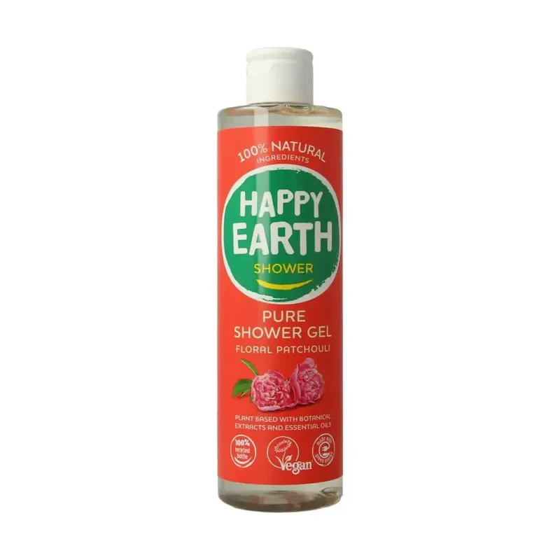 Happy Earth Pure showergel floral patchouli 300 ml