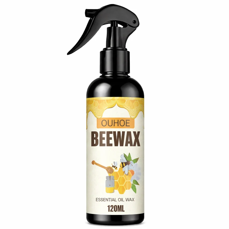 Natuurlijke Bienenwas Meubelspray 120ml Hout Reinigen Beschermen Polijsten Zonder Resten Veilig Diervriendelijk | Sansoti