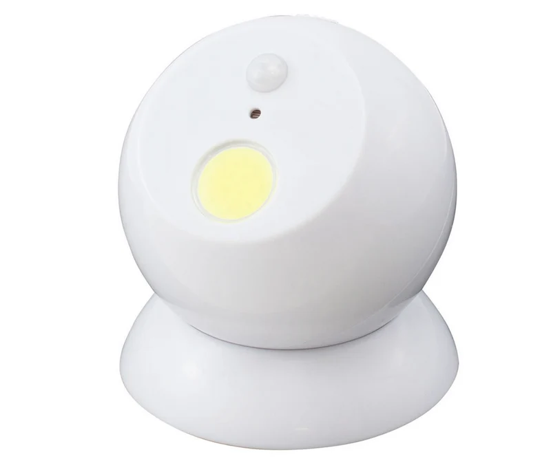 Brillar Motion Activated Swivel Ball Light White