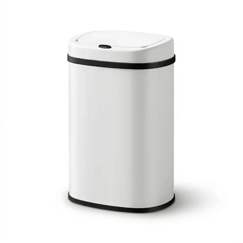 Devanti 50L Sensor Bin Motion Rubbish Automatic White