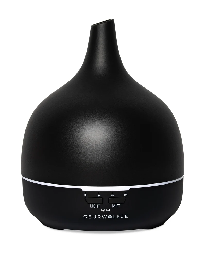 Close 2 Nature 3.0 - Geurwolkje® Aroma Diffuser - Keramiek -MidNight Black - 400 ML
