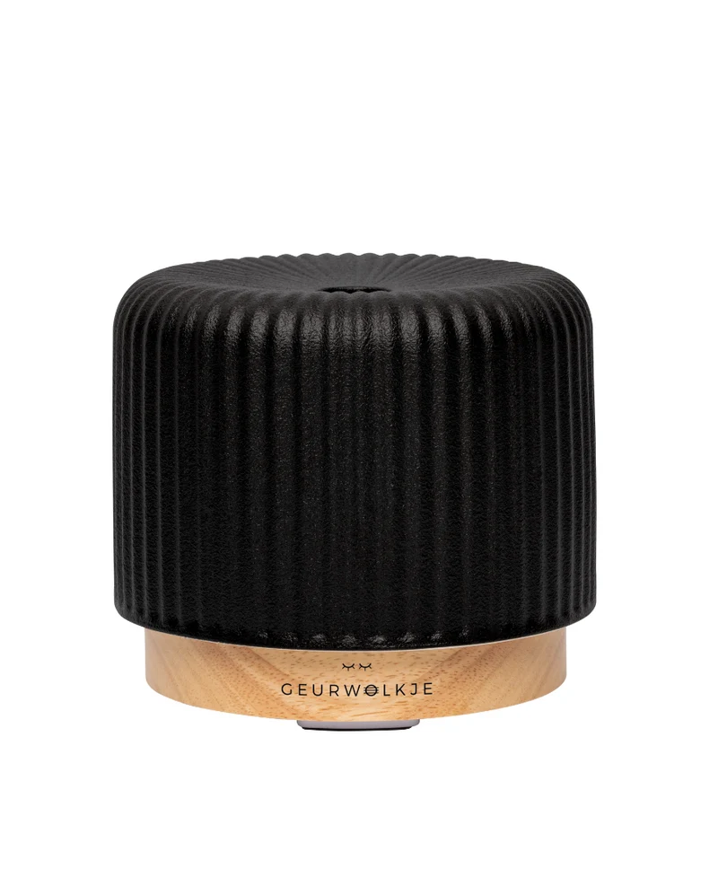 Live Slow- Geurwolkje® Aroma Diffuser - Keramiek Zwart - 200 ml