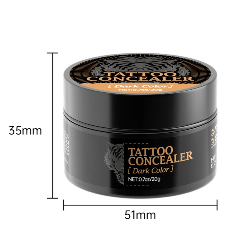 Tweekleurige Concealer Crème Watervast Natuurlijke Camouflage voor Huidoneffenheden Littekens Donkere Kringen | Sansoti