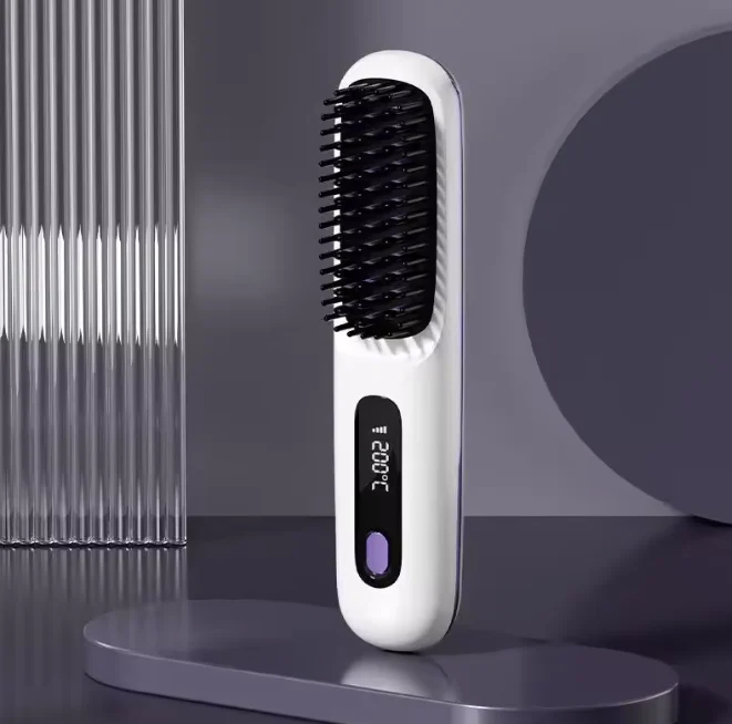 Thermische Stylingborstel Kort Haar Pony Volumeborstel Keramische Borstels Draadloos Warmtebescherming | Sansoti