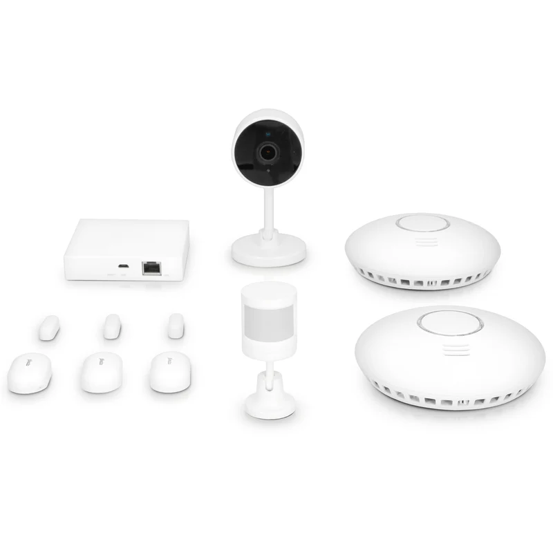 Alecto SMART-SAFETY1 - Smart home starterset Zigbee, bridge, rookmelder 2x, IP camera, deur/raamsensor 3x, bewegingsdetector