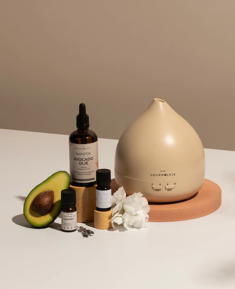 Natural Me Moment Voordeel Bundel - Geurwolkje® Aroma Diffuser - Unity 2.0 - Nude - 400 ml