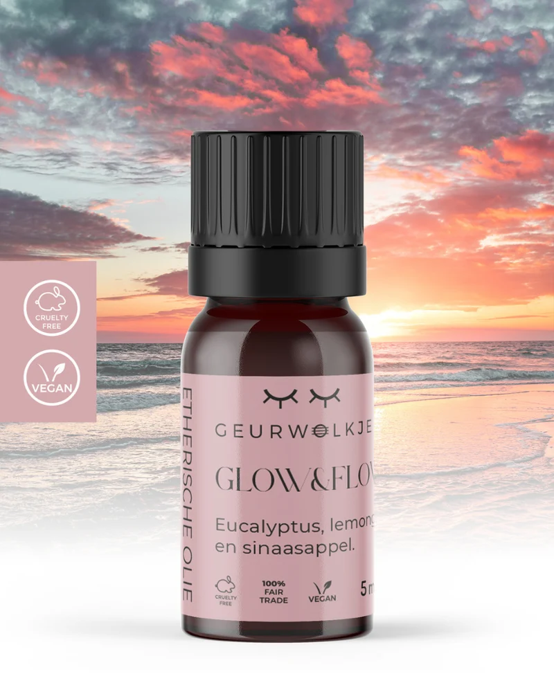 Glow & Flow - Geurwolkje® Blend - 100 % Etherische Olie - 5 ml