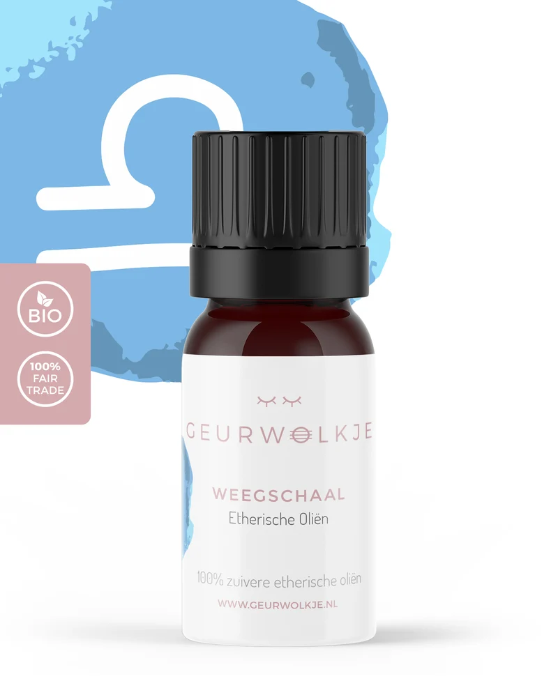 Libra / Weegschaal (23 september - 23 oktober) - Geurwolkje® Blend - 100% Etherische Olie - 5 ml