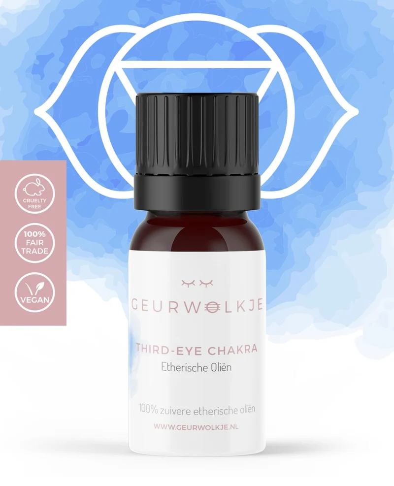 Derde Oog Chakra 6 – Ajna - Geurwolkje® Blend - 100% Etherische Olie - 5 ml