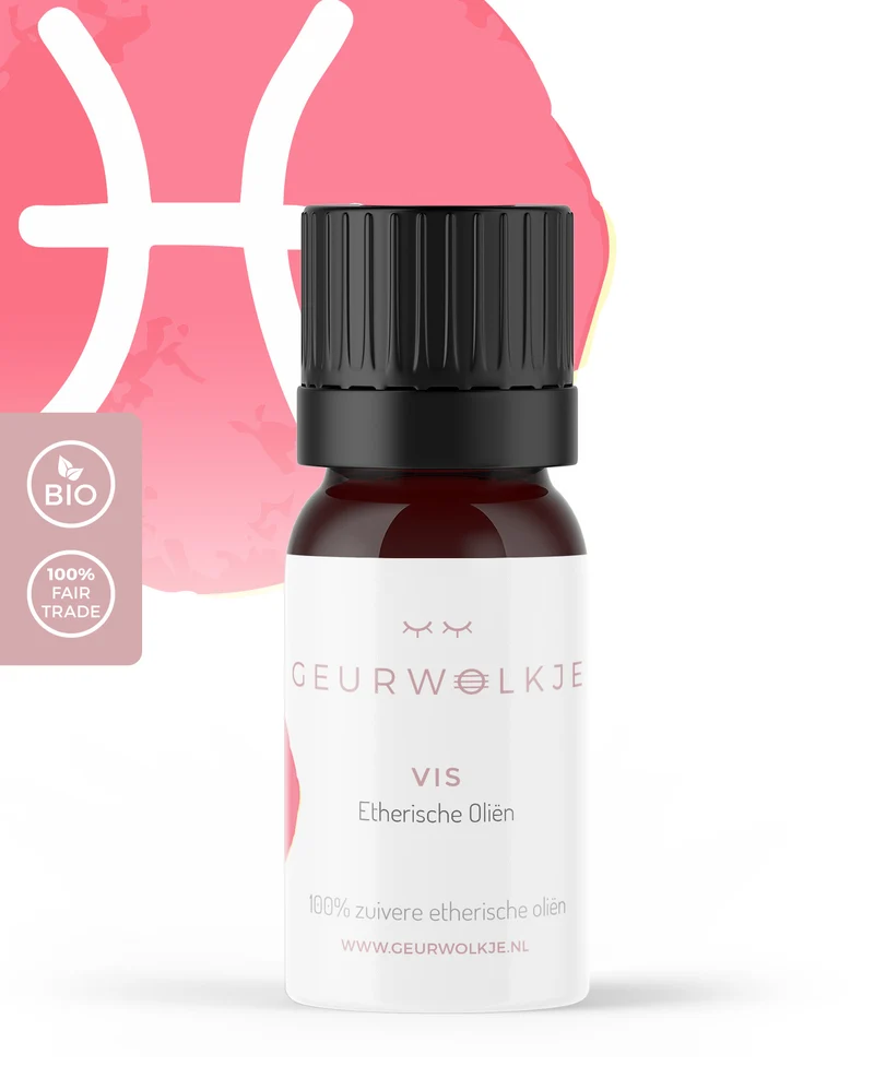 Pisces / Vissen (20 februari - 20 maart) - Geurwolkje® Blend - 100% Etherische Olie - 5 ml