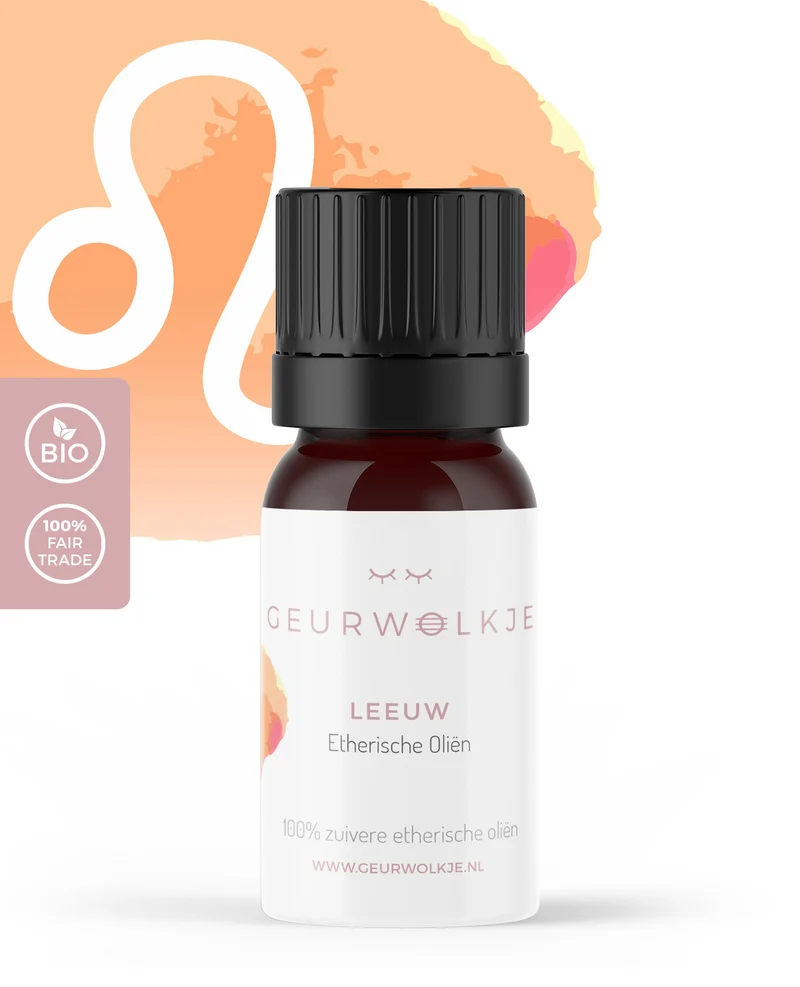 Leo / Leeuw (23 juli - 23 augutus) - Geurwolkje® Blend - 100% Etherische Olie - 5 ml
