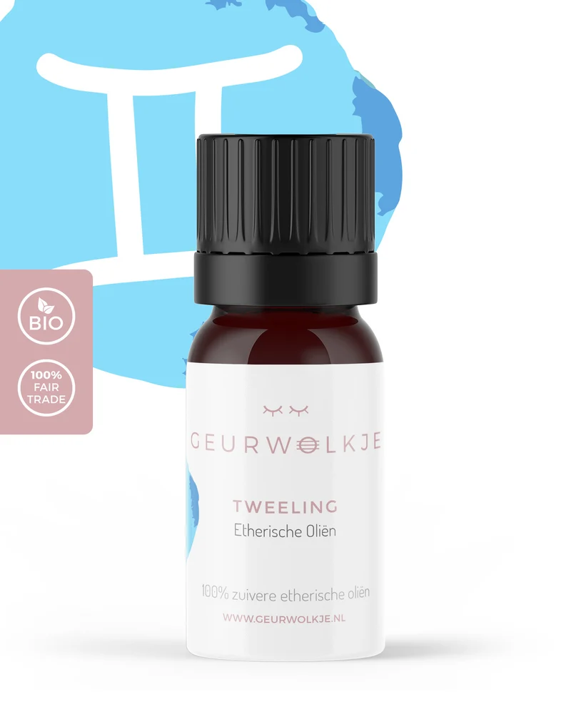 Gemini / Tweelingen (21 mei - 20 juni) - Geurwolkje® Blend - 100% Etherische Olie - 5 ml