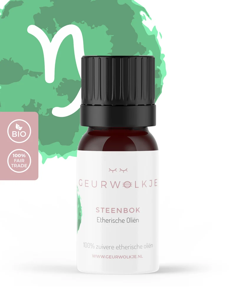 Capricorn / Steenbok (22 december - 20 januari) - Geurwolkje® Blend - 100% Etherische Olie - 5 ml