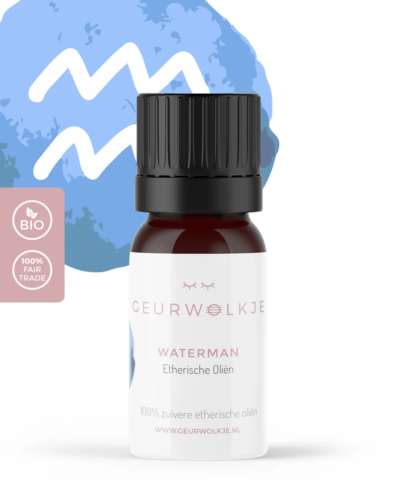 Aquarius / Waterman (21 januari - 19 februari) - Geurwolkje® Blend - 100% Etherische Olie - 5 ml