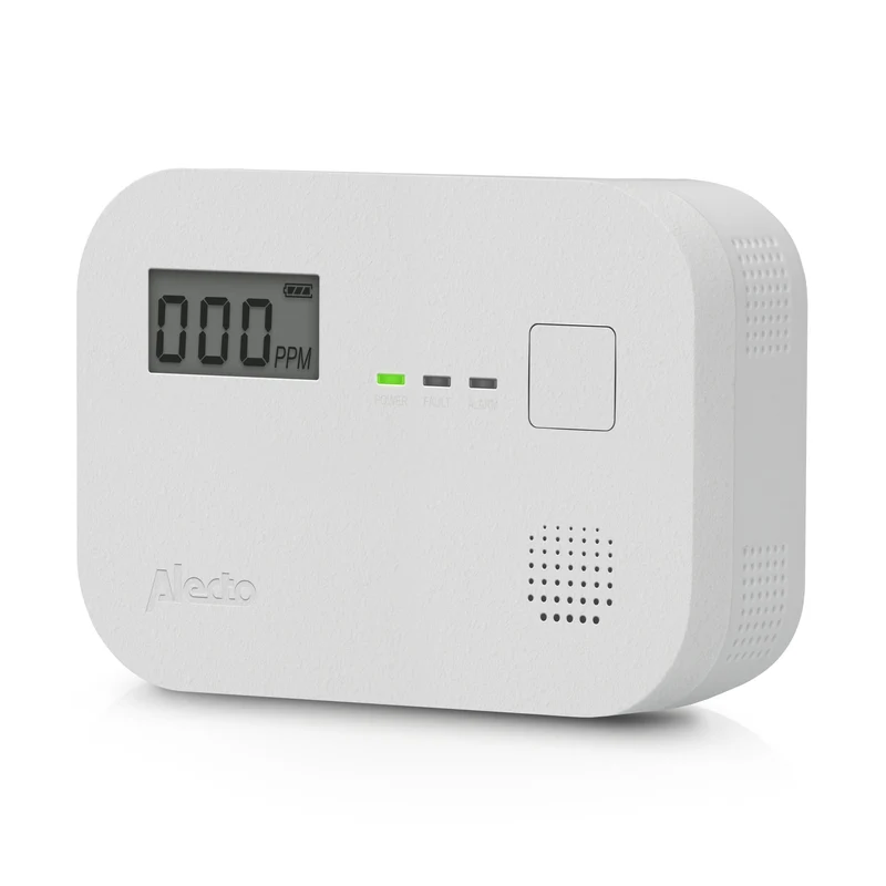 Alecto COA3910 - Koolmonoxidemelder - 10 jaar sensorlevensduur - Display