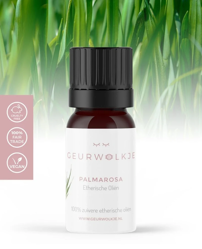 Palmarosa - 100% Etherische Olie - 5 en 10 ml
