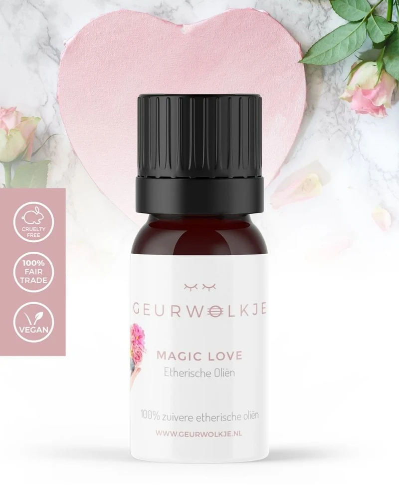 Magic Love - Geurwolkje® Blend - 100% Etherische Olie - 5 en 10 ml