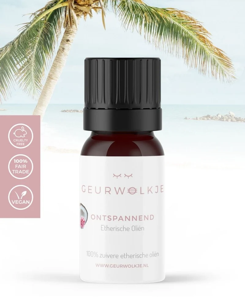 Ontspannend - Geurwolkje® Blend - 100% Etherische Olie - 5 en 10 ml