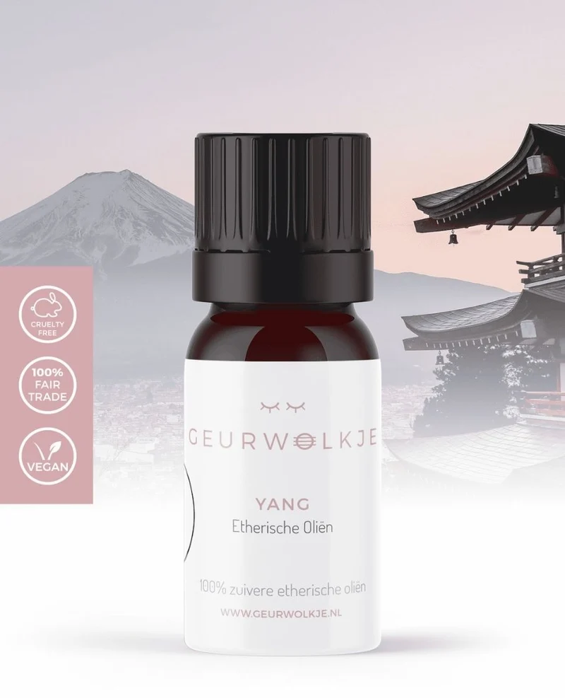 Yang - Geurwolkje® Blend - 100% Etherische Olie - 5 ml