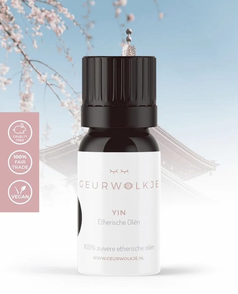 Yin - Geurwolkje® Blend - 100% Etherische Olie - 5 ml