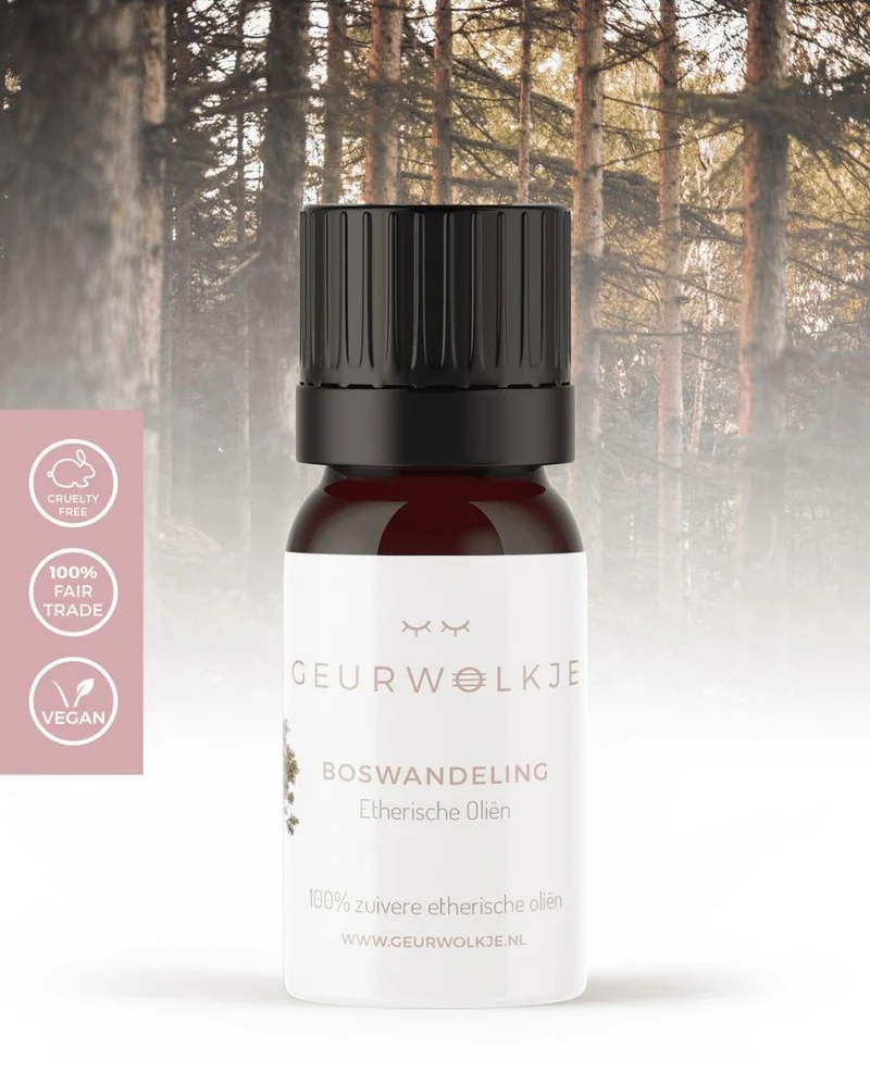 Boswandeling - Geurwolkje® Blend - 100% Etherische Olie - 5 en 10 ml