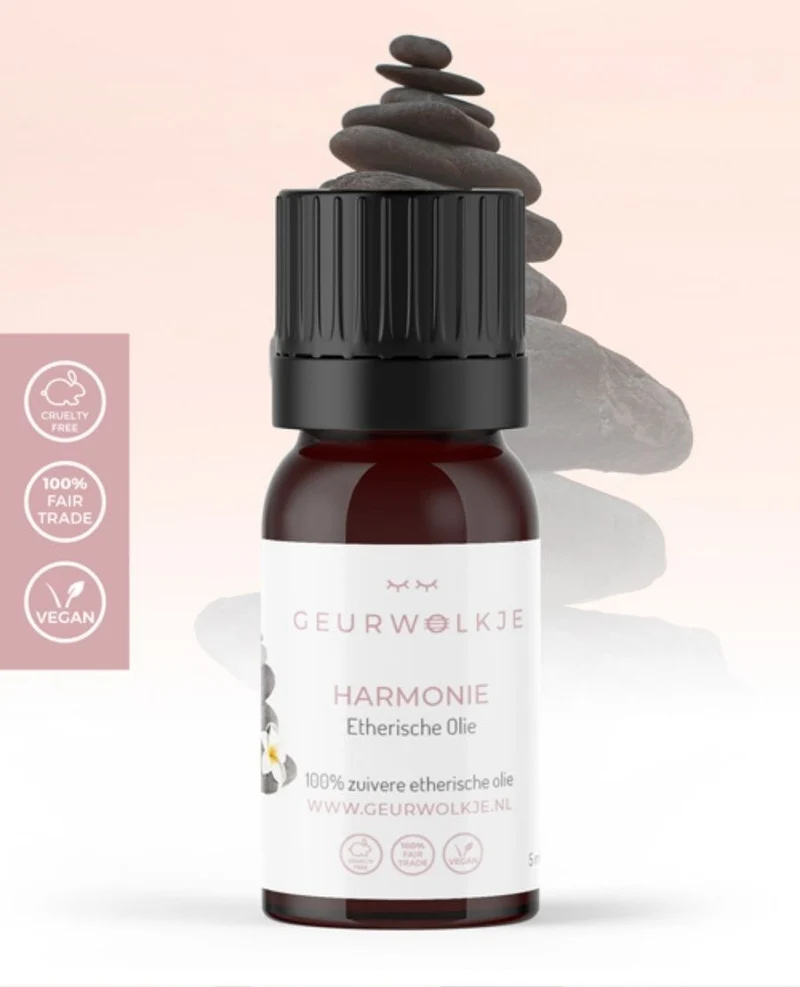 Harmonie - Geurwolkje® Blend - 100% Etherische Olie - 5 en 10 ml