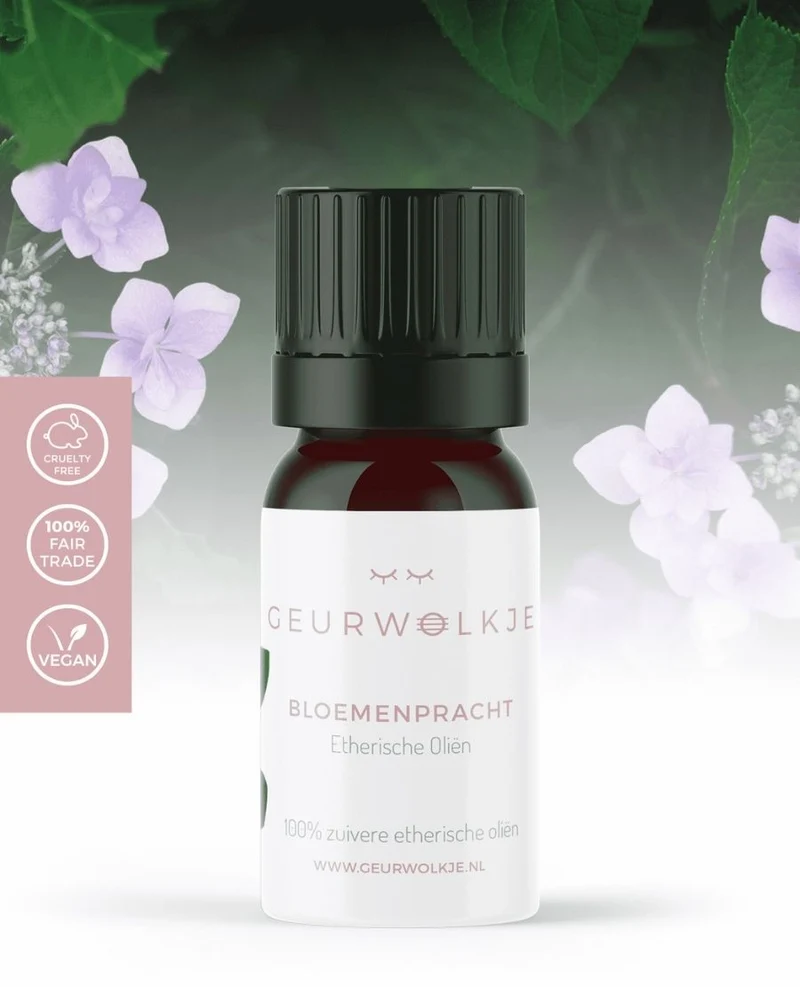 Bloemenpracht - Geurwolkje® Blend - 100% Etherische Olie - 5 en 10 ml