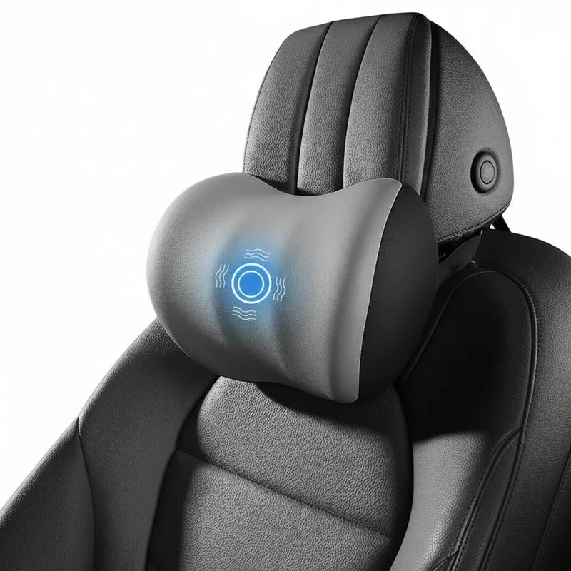 Ergonomisch Nek- en Lendensteunkussen met Vibratiemassage