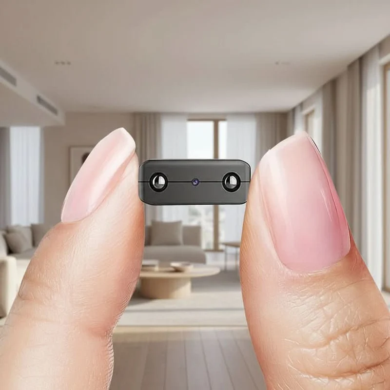 Compacte Full HD Beveiligingscamera met Nachtzicht en Bewegingsdetectie Binnen Buiten voor Huis Kantoor | Sansoti