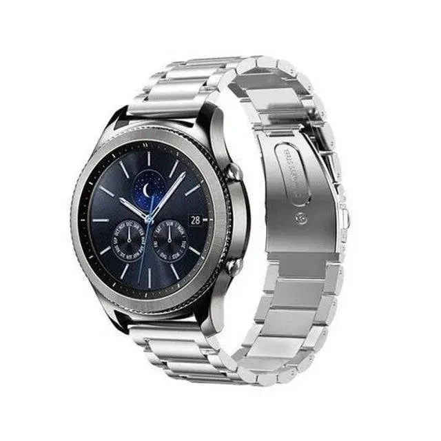 Roestvrijstalen Smartwatch Bandje 18mm 20mm 22mm 23mm Verstelbaar Metalen Horlogeband Premium Universeel | Sansoti