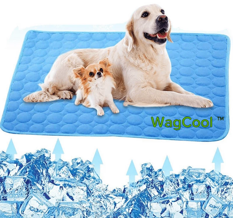 Koelmat Hond Huisdier Verkoelend Ligkussen Ice Silk Wasbaar Zomer Comfortmat Binnen Buiten Koeling Koel | Sansoti