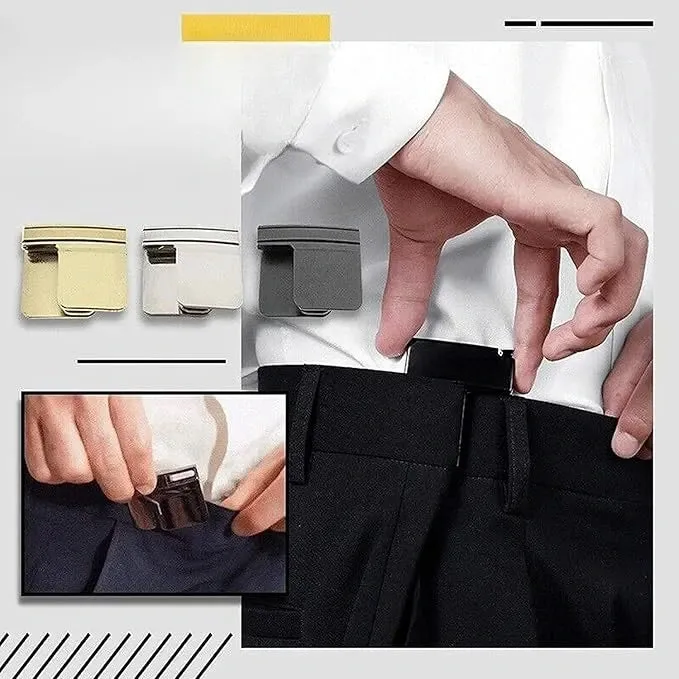Verstelbare Riemsluiting – Elegante Clip-On Gesp voor Perfecte Pasvorm – Bevestig Zonder Riem in Seconden | Sansoti