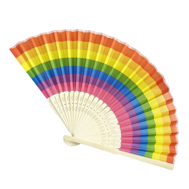 Handventilator Artistiek Ontwerp Kleurrijk