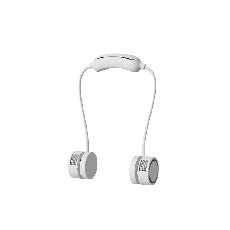Nekventilator Draagbaar Met Dubbele Ventilatoren USB-oplaadbaar