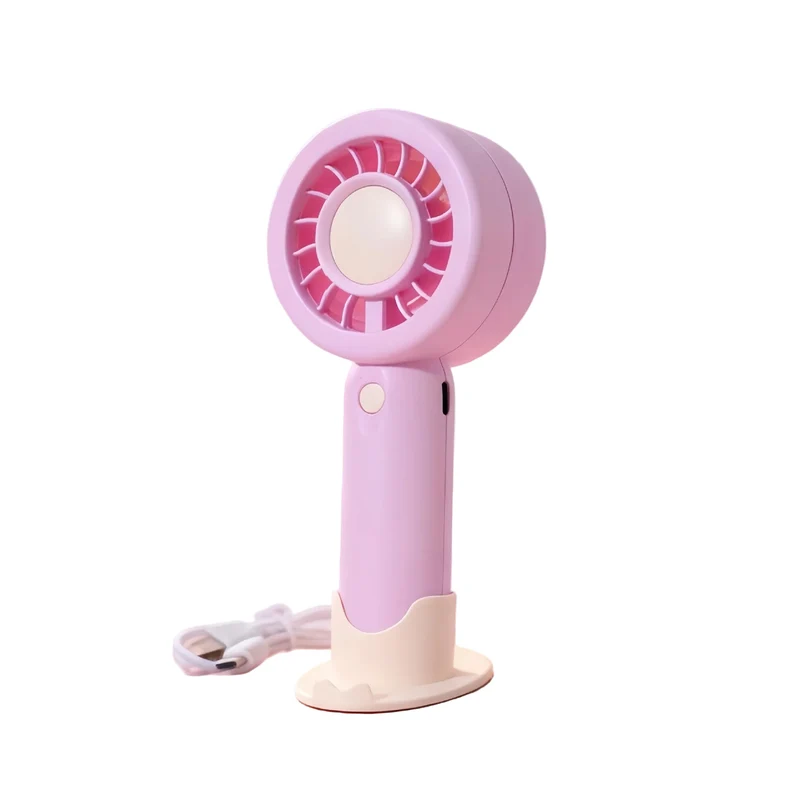 Draagbare Handventilator USB Ergonomisch Ontwerp Met Meerdere Snelheden