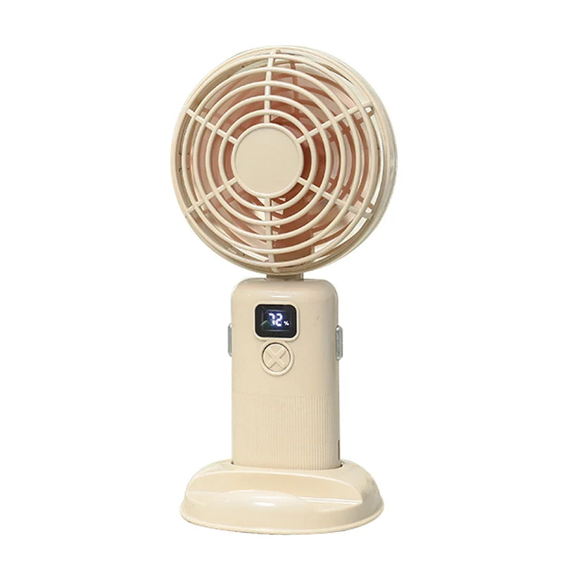 Draagbare Mini USB Ventilator met LCD Scherm