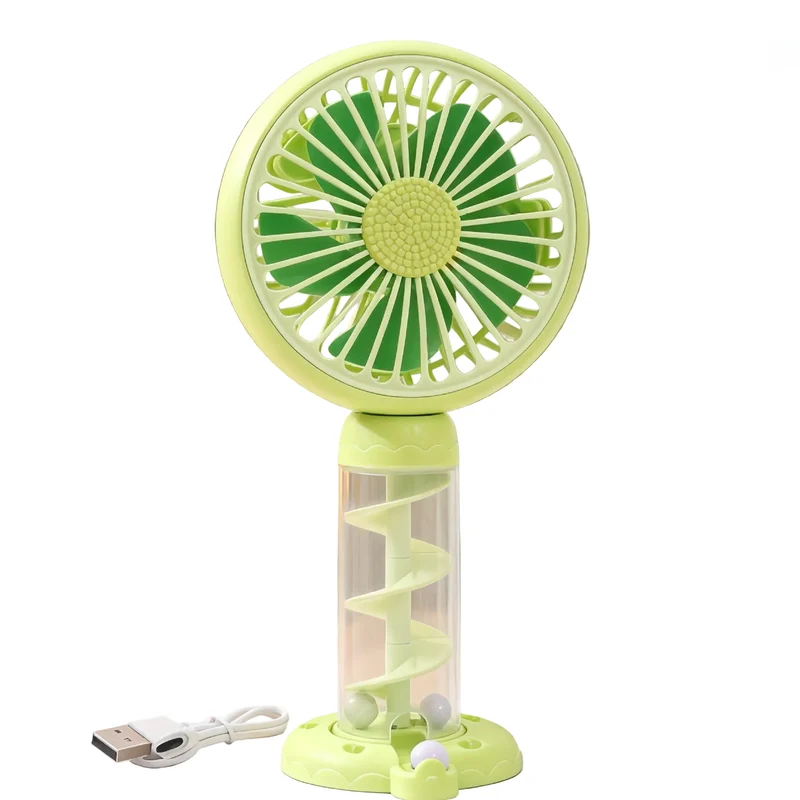 Draagbare Mini Ventilator Spiraalvormig Ontwerp