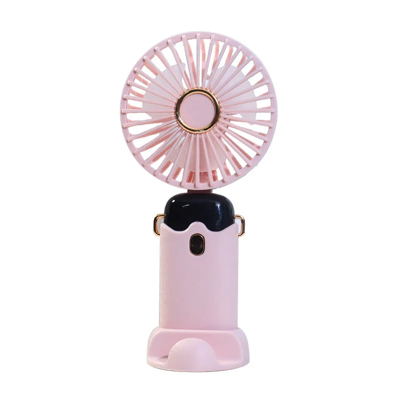 Draagbare Handventilator met Sprayfunctie en USB-oplaadbaarheid