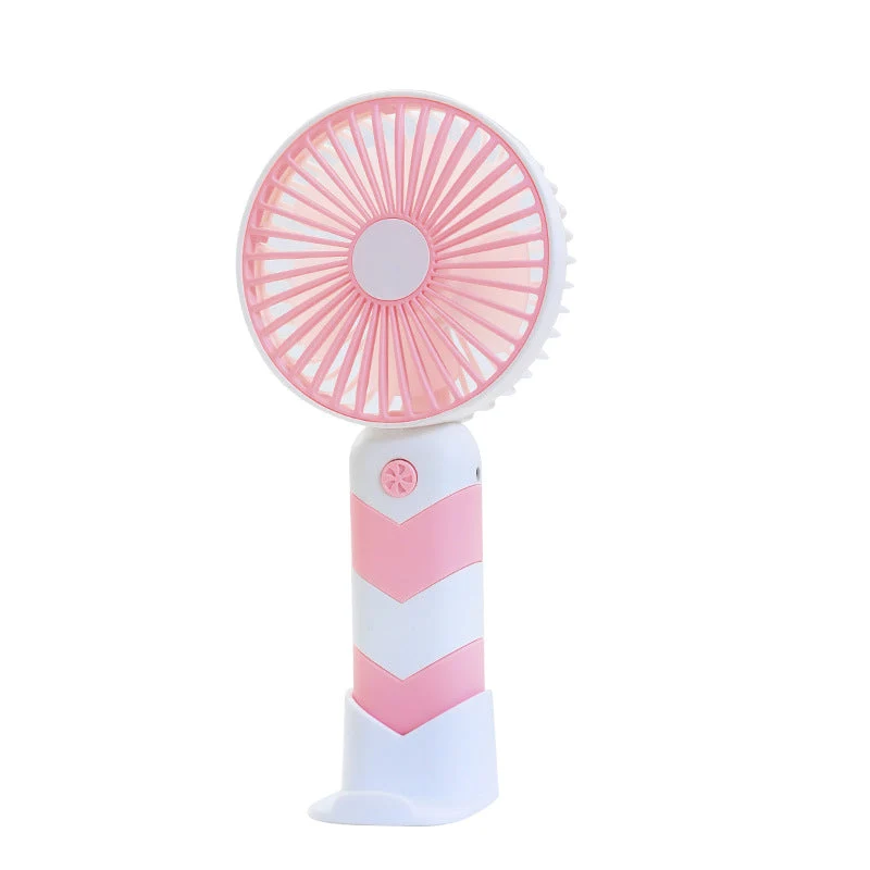 Draagbare Handventilator met Flexibele Standaard voor Verkoeling
